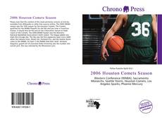 Bookcover of 2006 Houston Comets Season