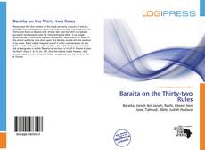 Bookcover of Baraita on the Thirty-two Rules