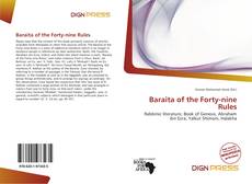 Capa do livro de Baraita of the Forty-nine Rules 