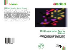 Capa do livro de 2008 Los Angeles Sparks Season 