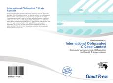 Bookcover of International Obfuscated C Code Contest
