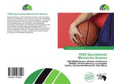 Обложка 1998 Sacramento Monarchs Season