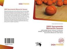 Capa do livro de 2003 Sacramento Monarchs Season 