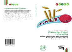Capa do livro de Christopher Knight (Cricketer) 