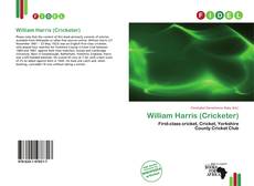 Buchcover von William Harris (Cricketer)