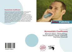 Buchcover von Humanistic Coefficient