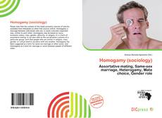 Bookcover of Homogamy (sociology)
