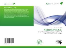 Hapoel Acre A.F.C. kitap kapağı