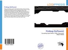Buchcover von Firebug (Software)