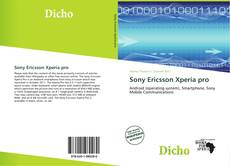 Sony Ericsson Xperia pro kitap kapağı