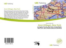 Avon (Village), New York kitap kapağı