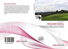 Capa do livro de Blackhall Colliery 