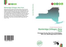 Buchcover von Bainbridge (Village), New York