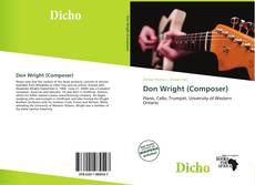 Portada del libro de Don Wright (Composer)