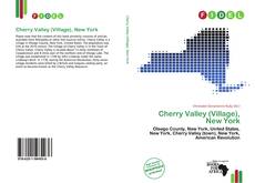 Capa do livro de Cherry Valley (Village), New York 