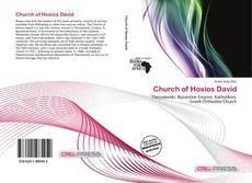 Church of Hosios David kitap kapağı
