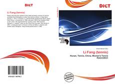 Capa do livro de Li Fang (tennis) 