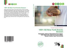 1991–92 New York Knicks Season kitap kapağı
