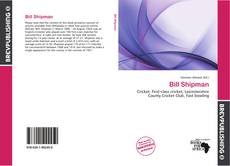 Bill Shipman kitap kapağı