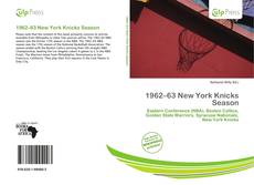 Buchcover von 1962–63 New York Knicks Season