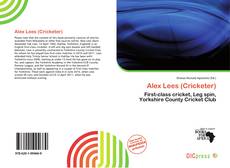 Portada del libro de Alex Lees (Cricketer)