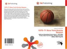 Portada del libro de 1970–71 New York Knicks Season