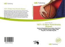 Borítókép a  1971–72 New York Knicks Season - hoz
