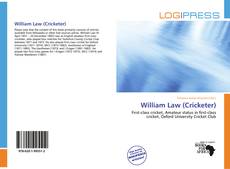 Buchcover von William Law (Cricketer)