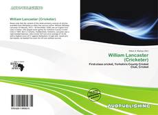 William Lancaster (Cricketer) kitap kapağı