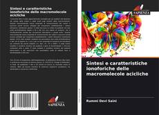 Capa do livro de Sintesi e caratteristiche ionoforiche delle macromolecole acicliche 