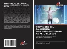 Copertina di PREVISIONE DEL FALLIMENTO DELL'OSSIGENOTERAPIA AD ALTO FLUSSO :