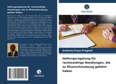 Portada del libro de Haftungsregelung für rechtswidrige Handlungen, die zu Ölverschmutzung geführt haben