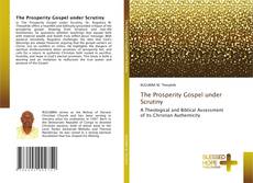 Bookcover of The Prosperity Gospel under Scrutiny