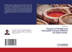 Buchcover von Impact of Treated and Untreated Tannery Effluent on Green Gram