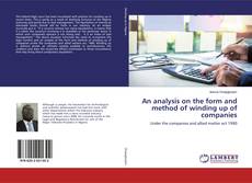 An analysis on the form and method of winding up of companies kitap kapağı