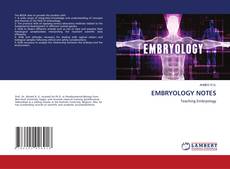 Copertina di EMBRYOLOGY NOTES