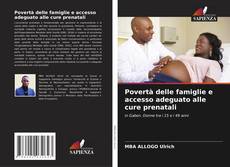 Buchcover von Povertà delle famiglie e accesso adeguato alle cure prenatali