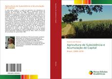 Portada del libro de Agricultura de Subsistência e Acumulação de Capital