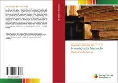 Buchcover von Sociologia da Educação