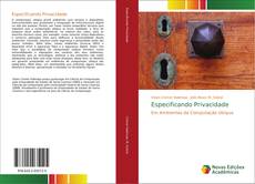 Capa do livro de Especificando Privacidade 