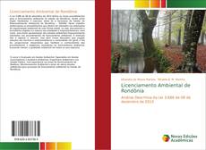 Capa do livro de Licenciamento Ambiental de Rondônia 