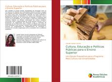 Cultura, Educação e Políticas Públicas para o Ensino Superior kitap kapağı