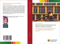 Capa do livro de Reconhecendo obstáculos ao efetivo acesso à Justiça 