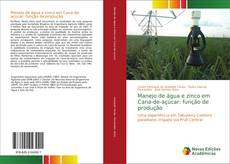 Bookcover of Manejo de água e zinco em Cana-de-açúcar: função de produção