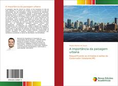 Capa do livro de A importância da paisagem urbana 