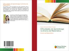 Capa do livro de Dificuldades de Aprendizage no Ensino de Matemática 