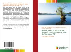 Capa do livro de Avaliação da qualidade da água da lagoa Salomé, Cedro de São João - SE 