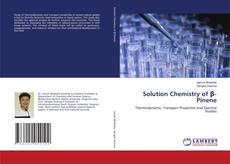 Buchcover von Solution Chemistry of β-Pinene