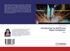 Copertina di Introduction to Schiff base Metal Complexes