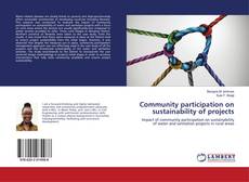 Buchcover von Community participation on sustainability of projects